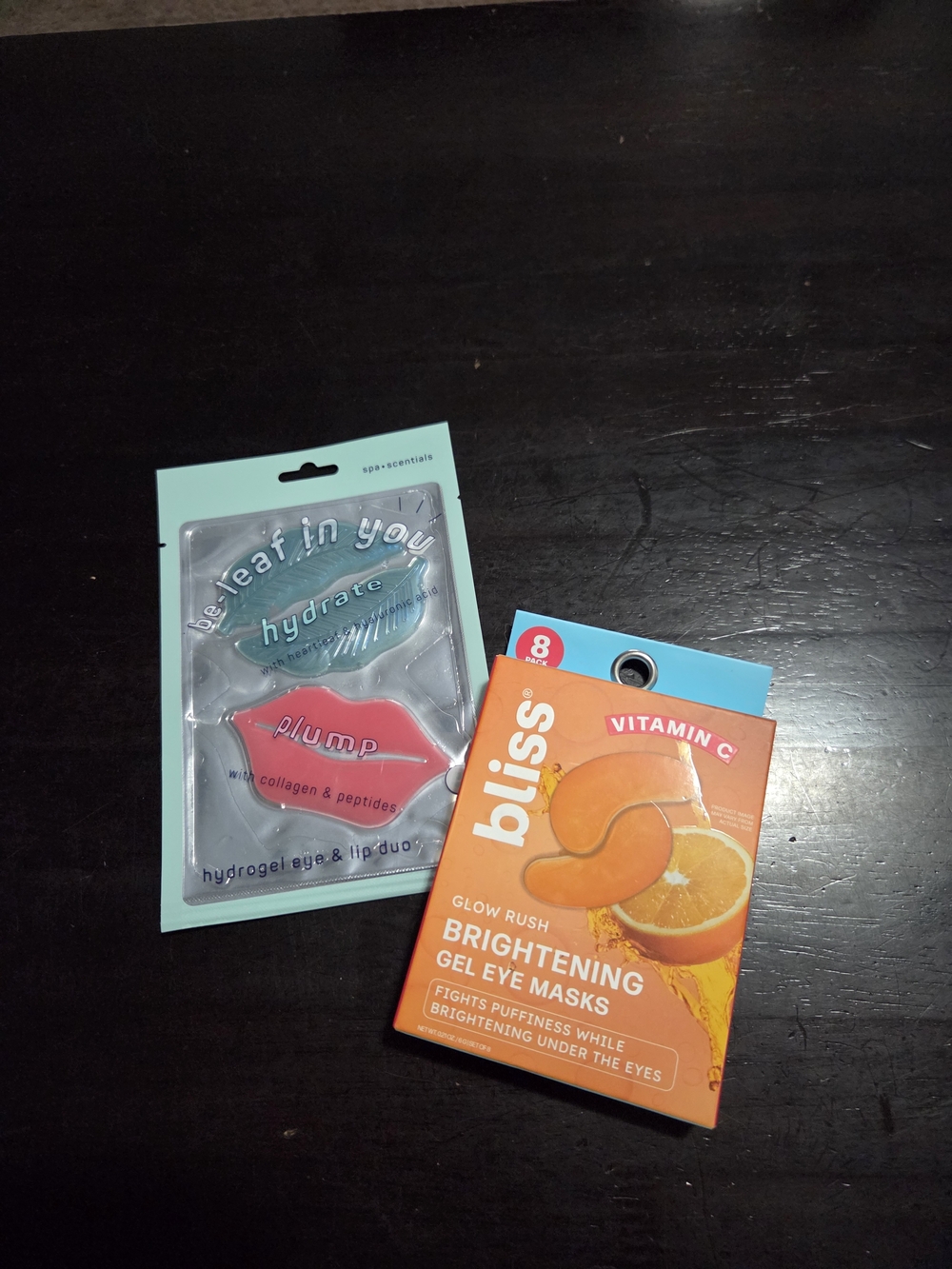 Bliss Brightening Vitamin C Gel Eye Masks — Orange